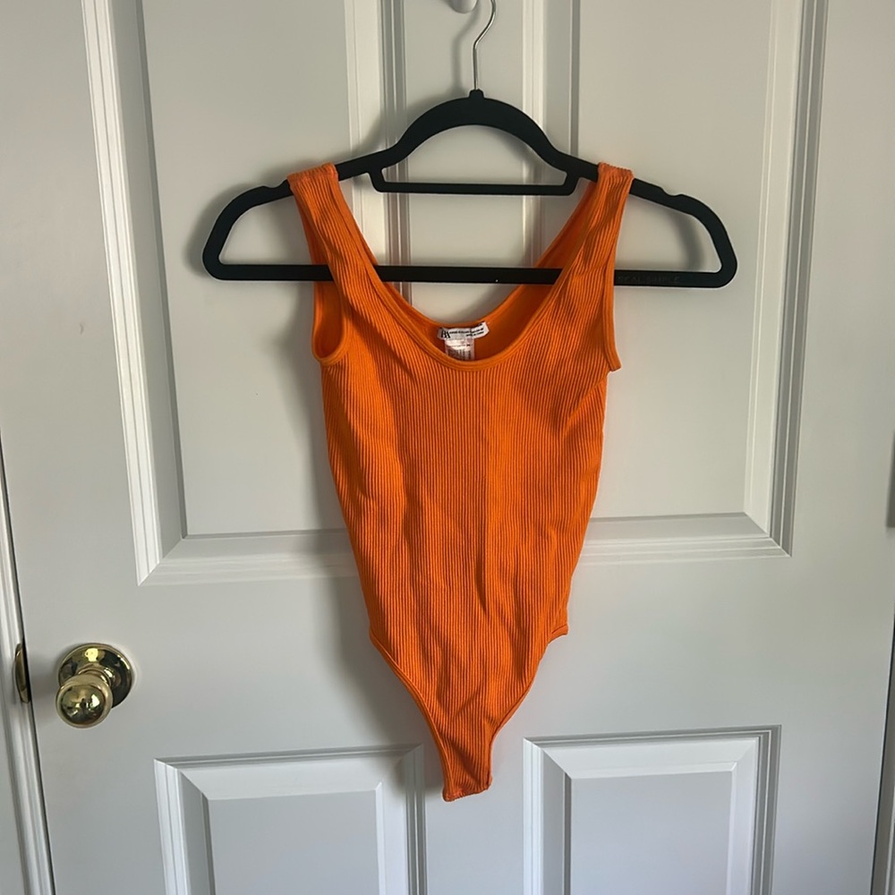 Orange Bodysuit from Zara